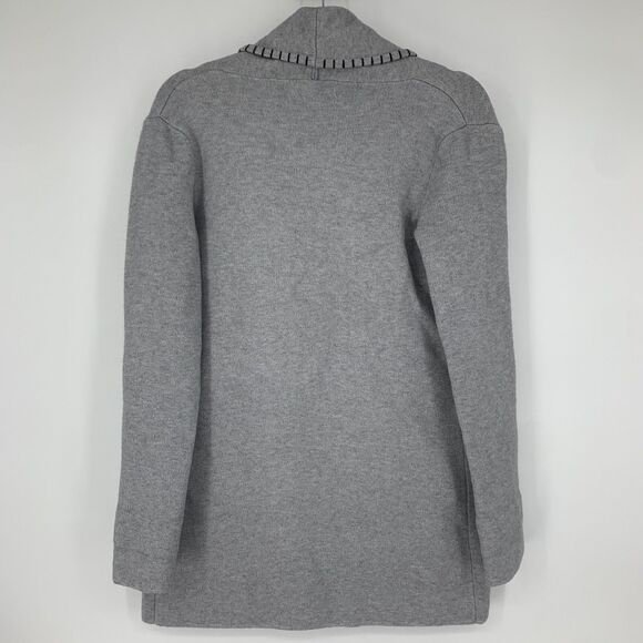 Magashoni Womens XS Cardigan Coatigan Sweater Shawl Collar Minimalist Casual - Picture 8 of 8